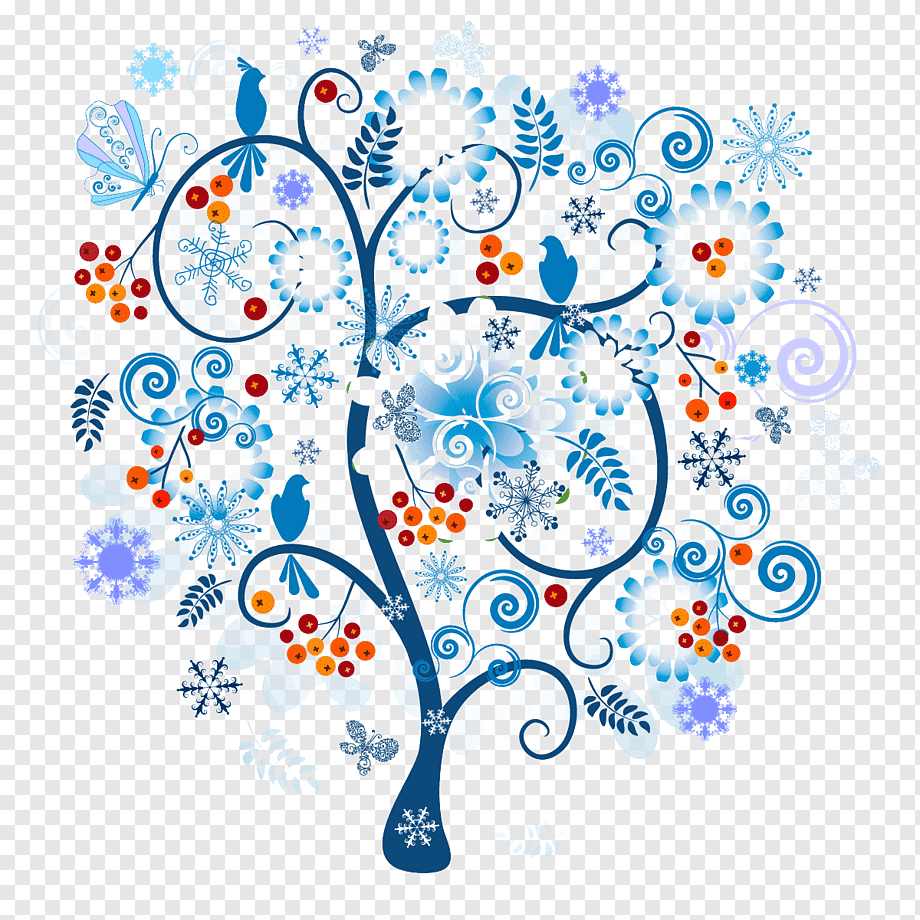 Декоративное дерево зима
