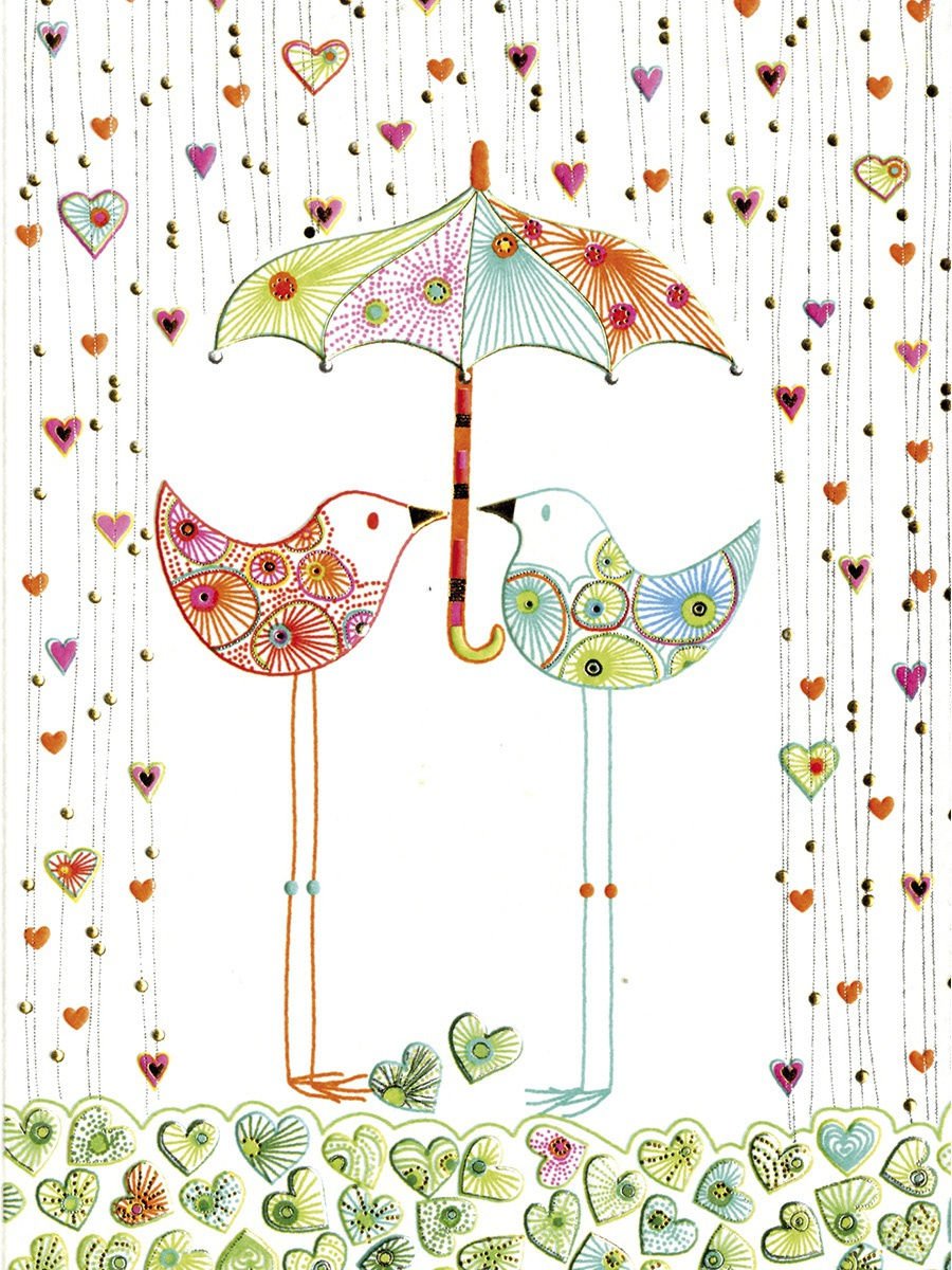 Color Kit открытка по номерам "парасоль" 30х30 см