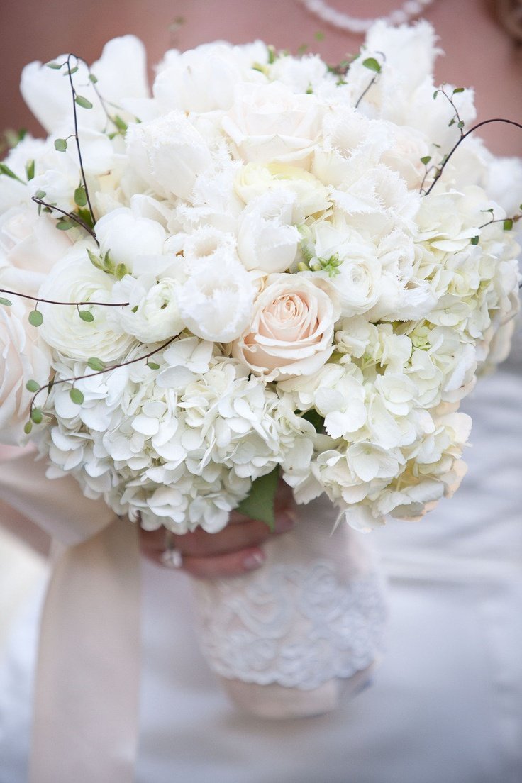 Маттиола белая букет невесты