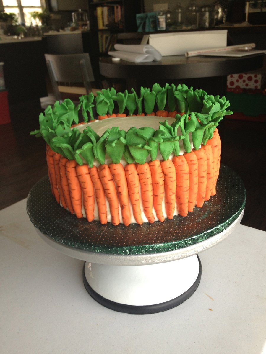 Закусочный торт из моркови