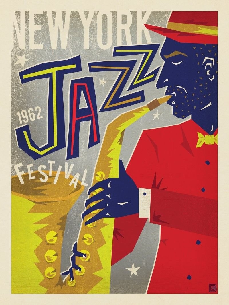 Джаз фестиваль плакат