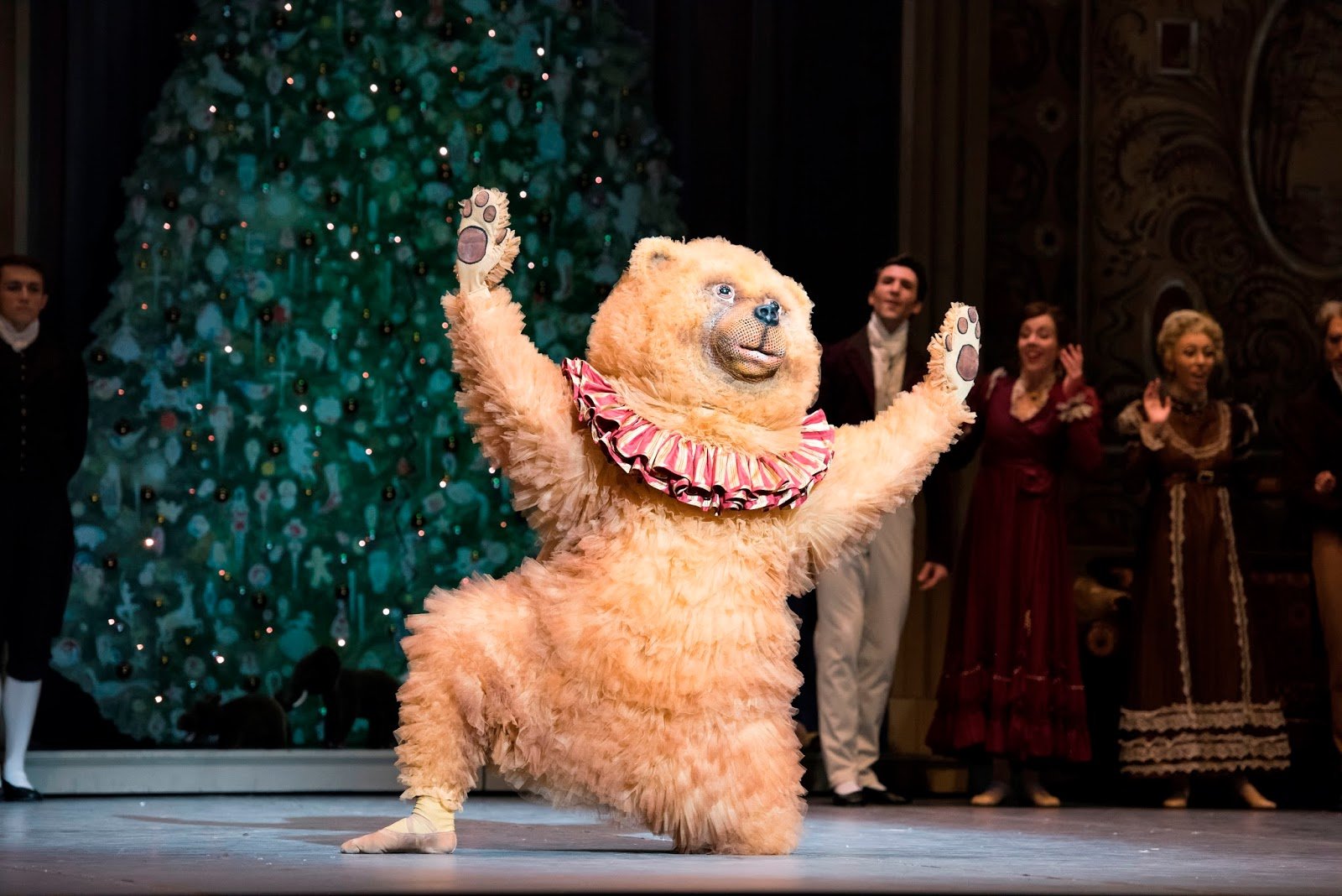 Dance bear com. Щелкунчик Бостон балет медведь. Бостонский балет Щелкунчик медведь. Бостонский театр балета Щелкунчик медведь. Танцующий медведь.