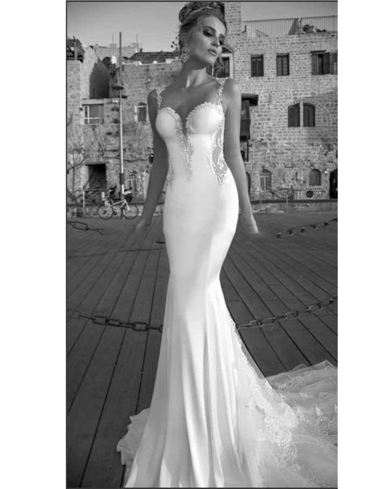 Свадебное платье облегающее