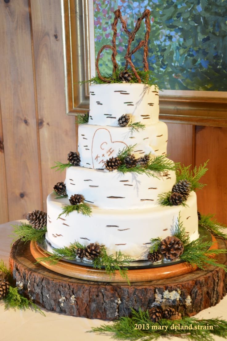 Свадебный торт в виде дерева
