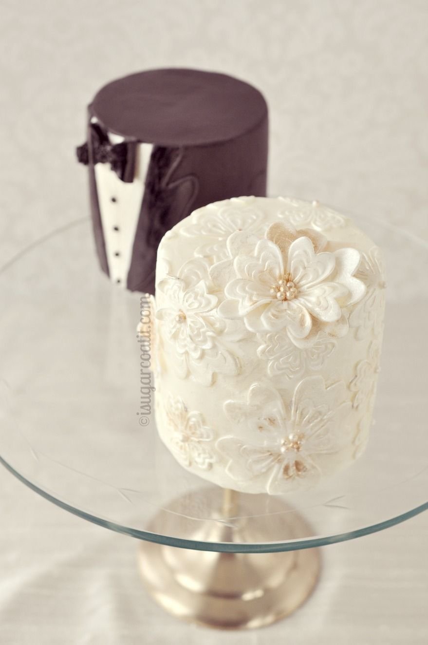 Торт мини свадебный