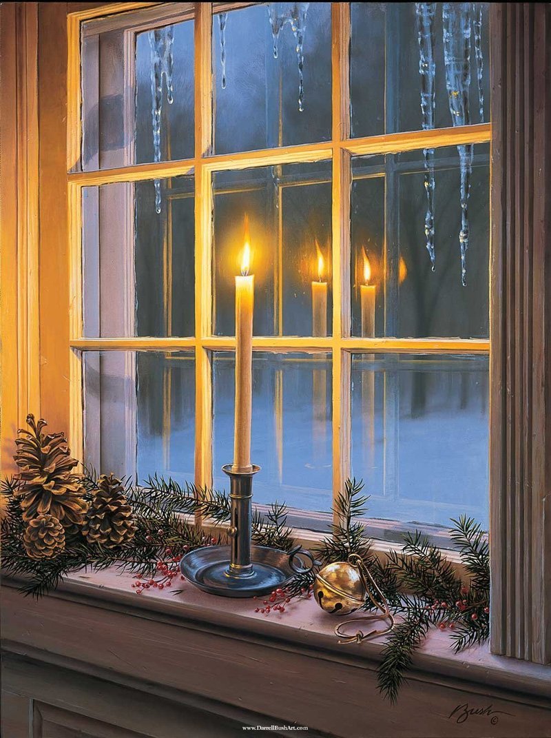 Теплое окно в зиму