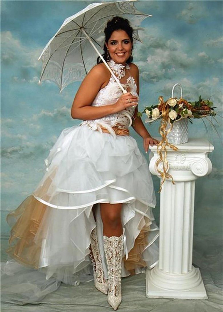 Ужасные платья невесты