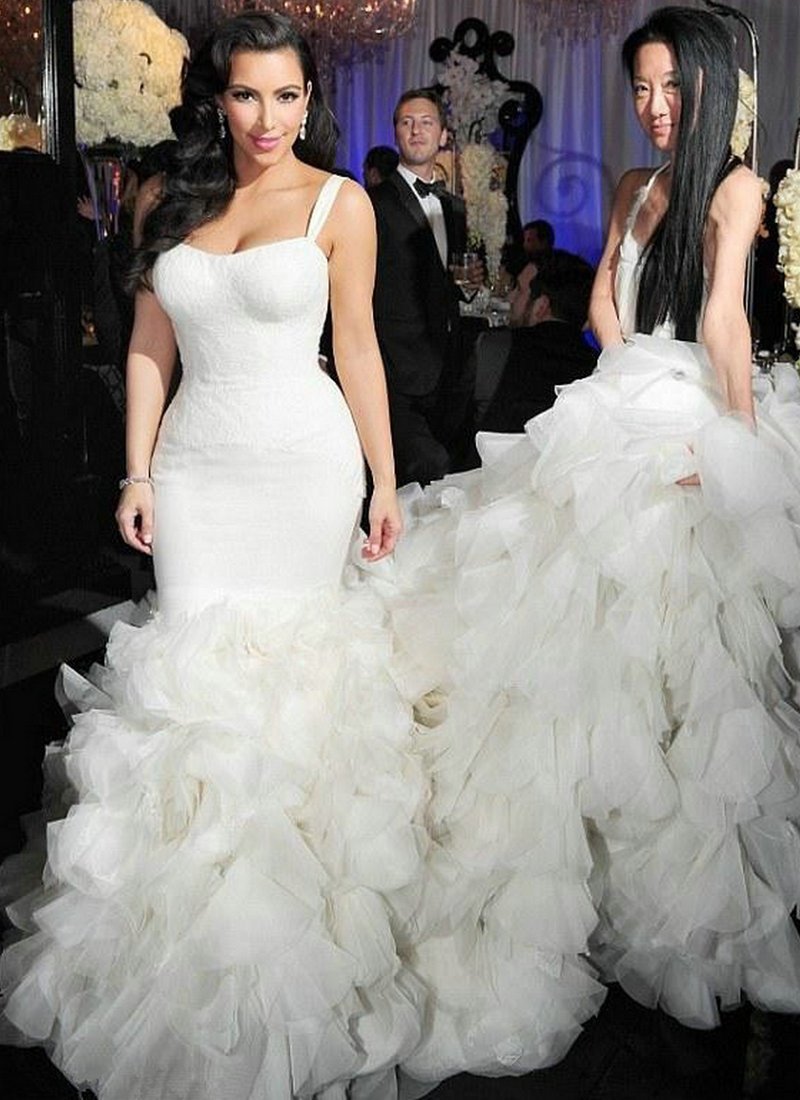 Свадебное платье Ким Кардашян и Канье Уэст