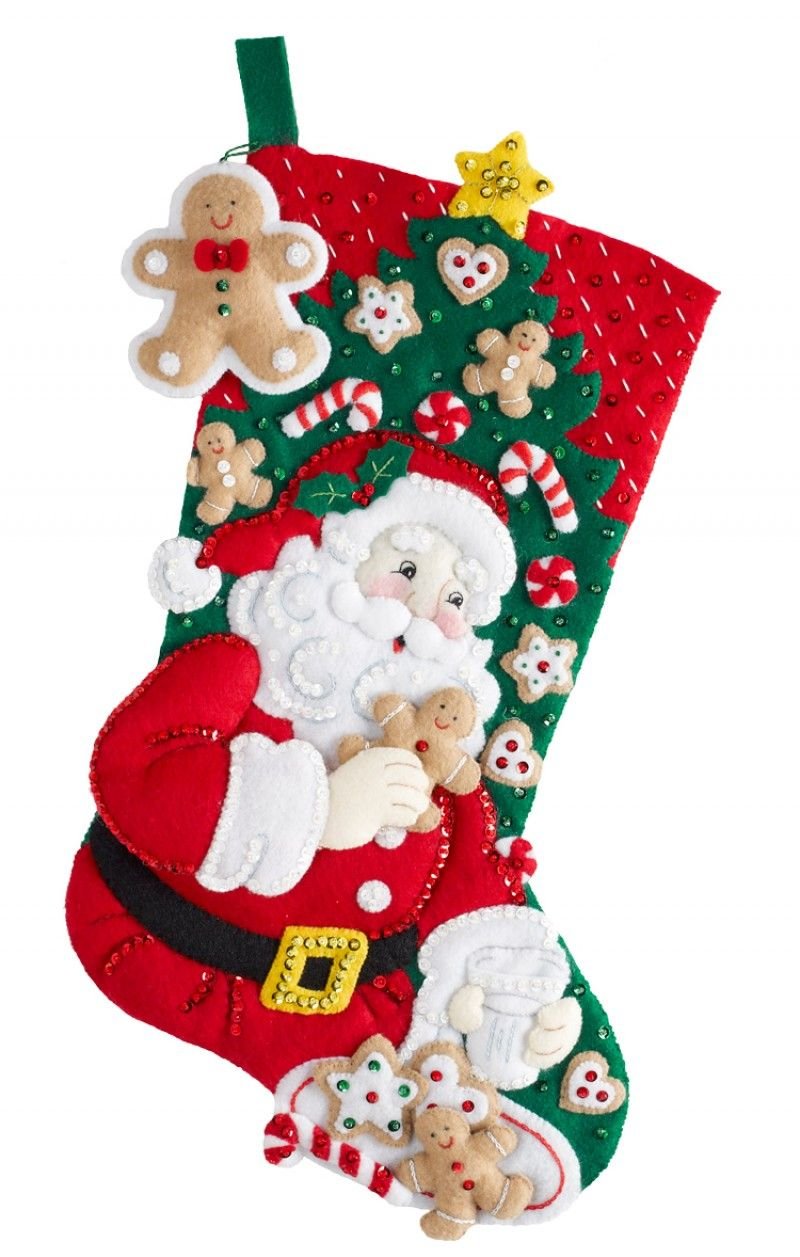Bucilla Gingerbread Santa фетровый набор