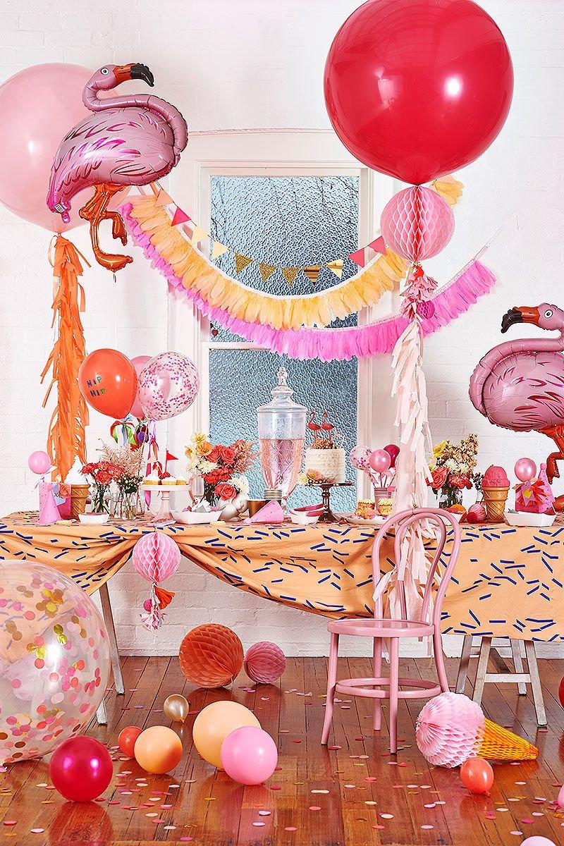 Вечеринка в стиле розовый Фламинго