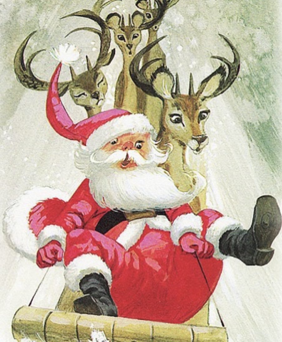 Старинные Рождественские и новогодние открытки