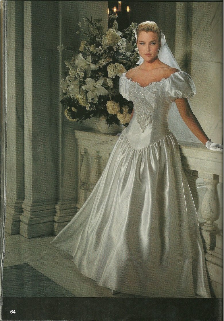 Свадебные платья Диора 1950х