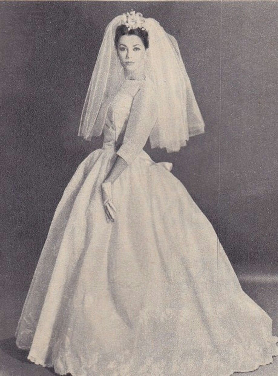 Свадебные платья 1950-х годов