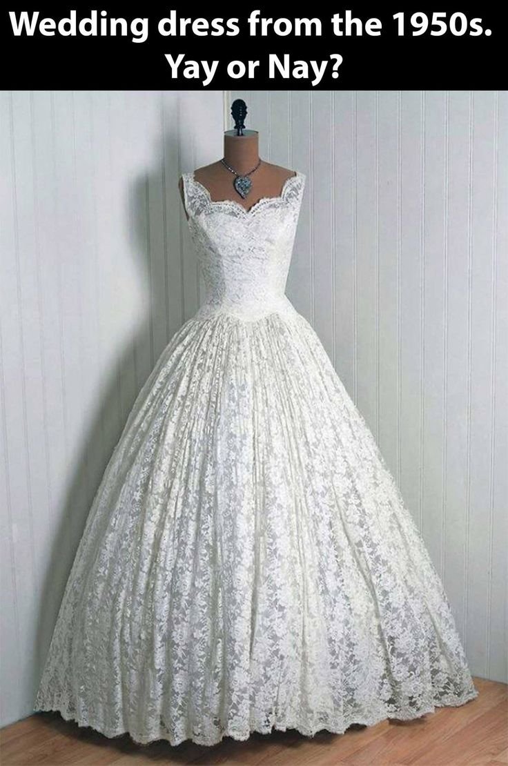 Свадебные платья 50х годов 20 века