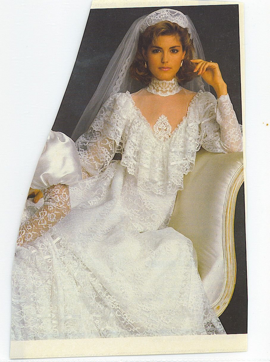 Свадебные платья 1983