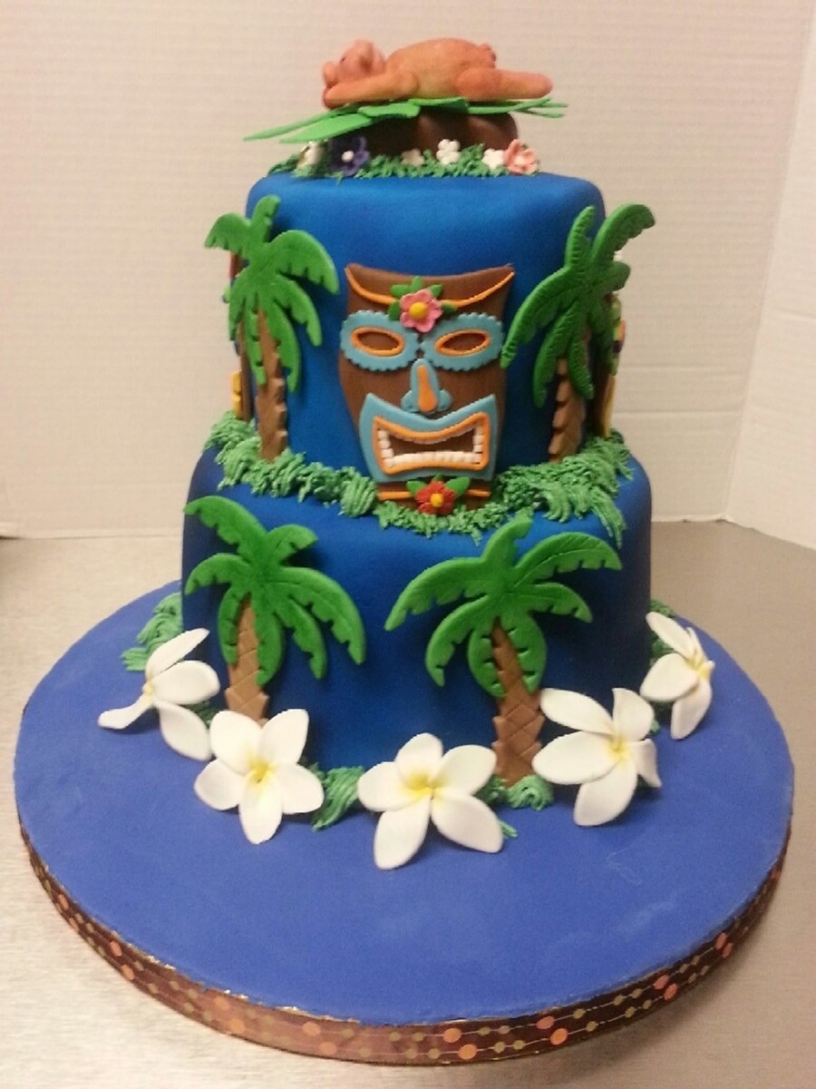 Торт Гавайская вечеринка