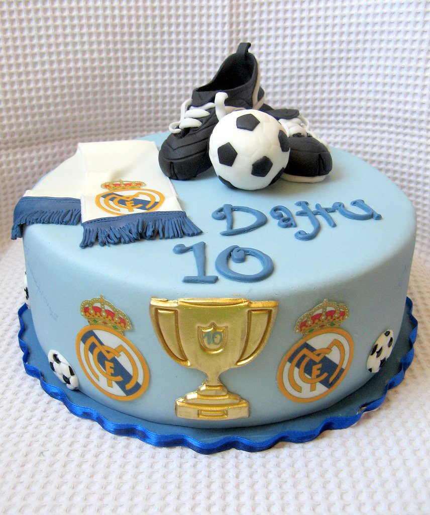 Торт футбольный торт Реал Мадрид