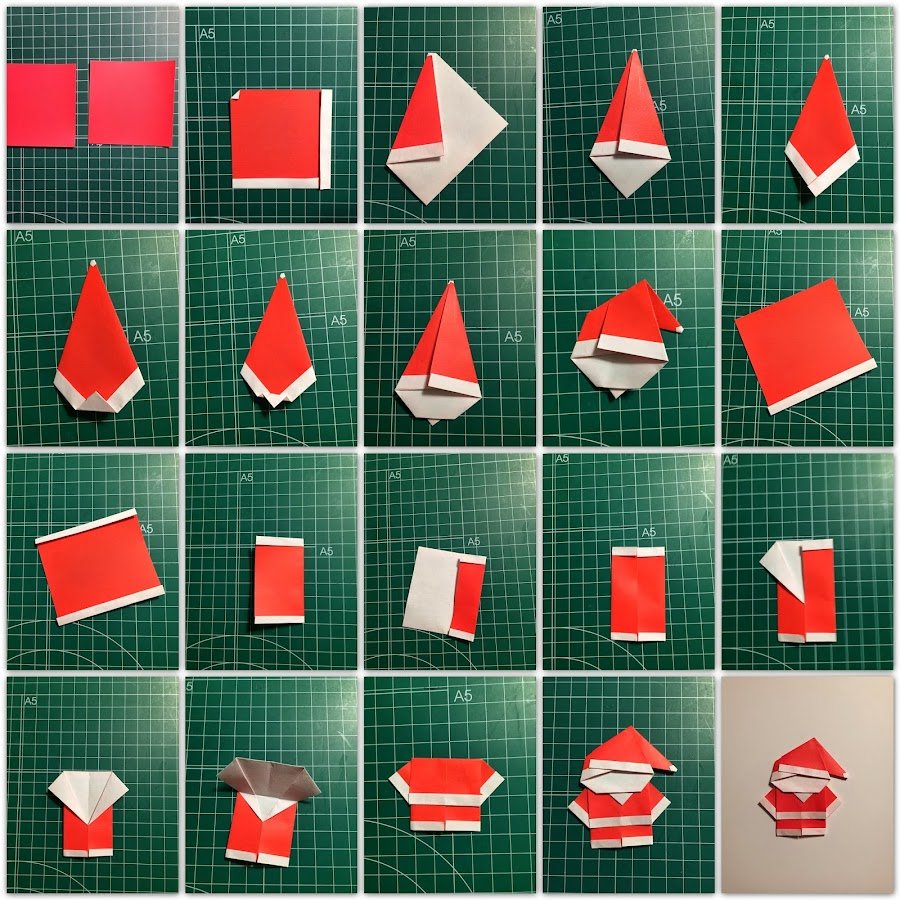 Оригами на новогоднюю тему