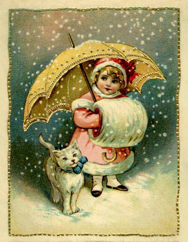 Рождественская открытка 1819 года