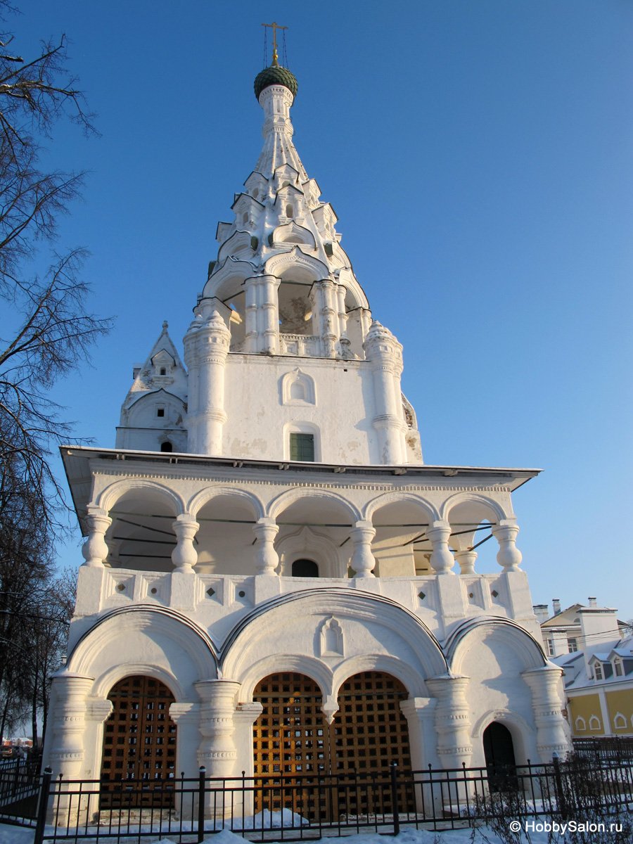 Колокольня церкви Рождества Христова Ярославль