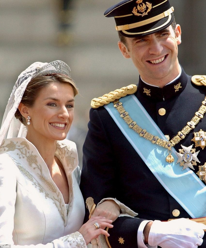 Королева Испании, Летисия, 2004 свадьба