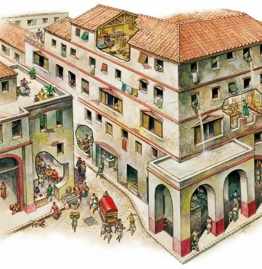 Древний Рим архитектура инсулы