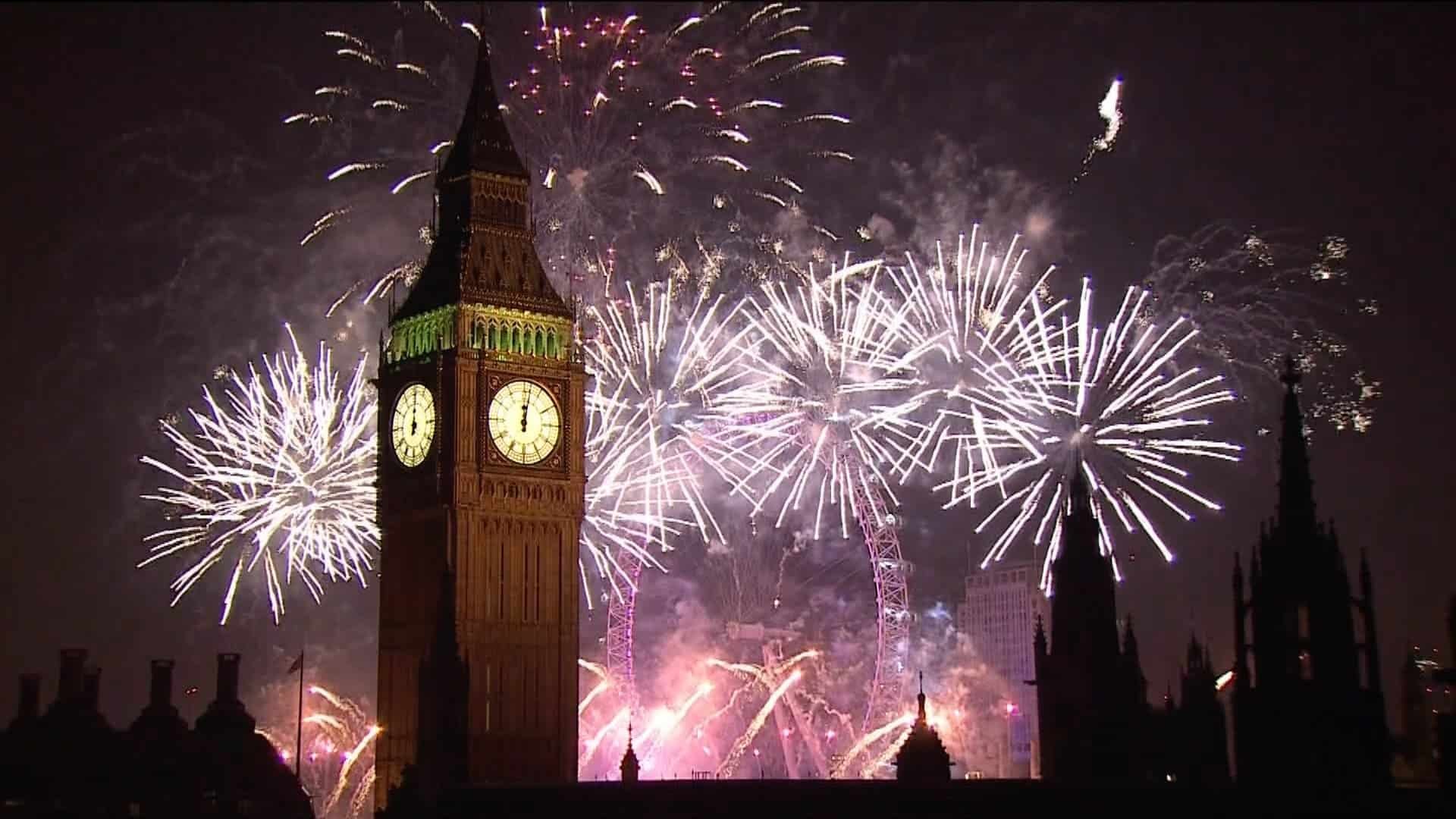 Салют по английски. Куранты Биг Бена. Новый год в Великобритании. Новый год в Лондоне. Рождество и новый год в Великобритании.