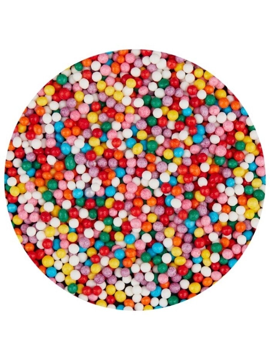 Посыпка шарики разноцветные микс 100 гр 200080