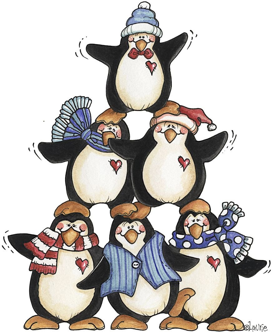 Пингвин новый год