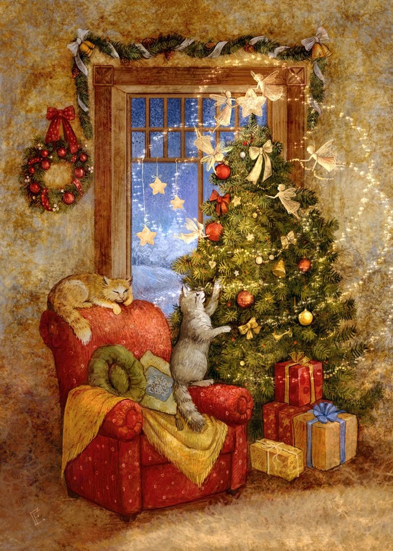 Пинсон художник Рождество
