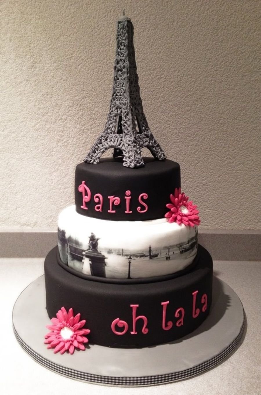 Торт в стиле Париж без мастики