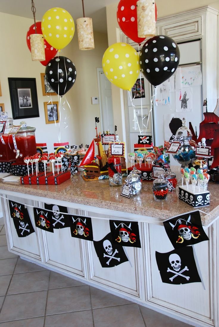 Пиратская вечеринка декор