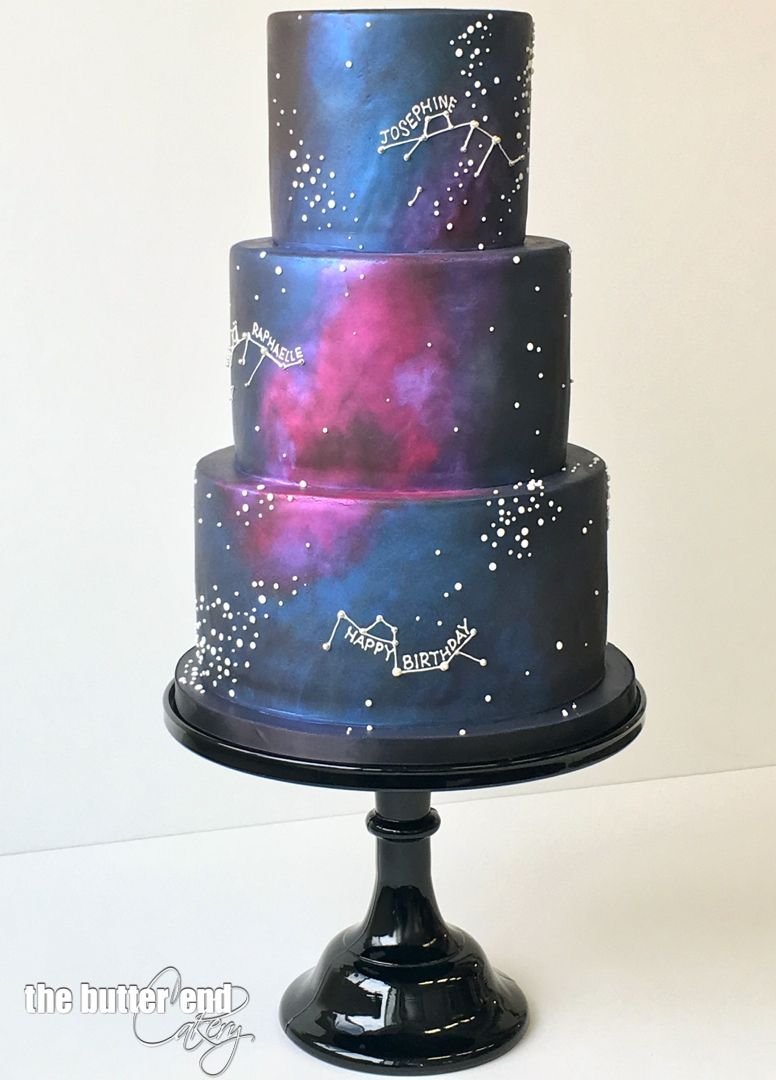Свадебный торт космос