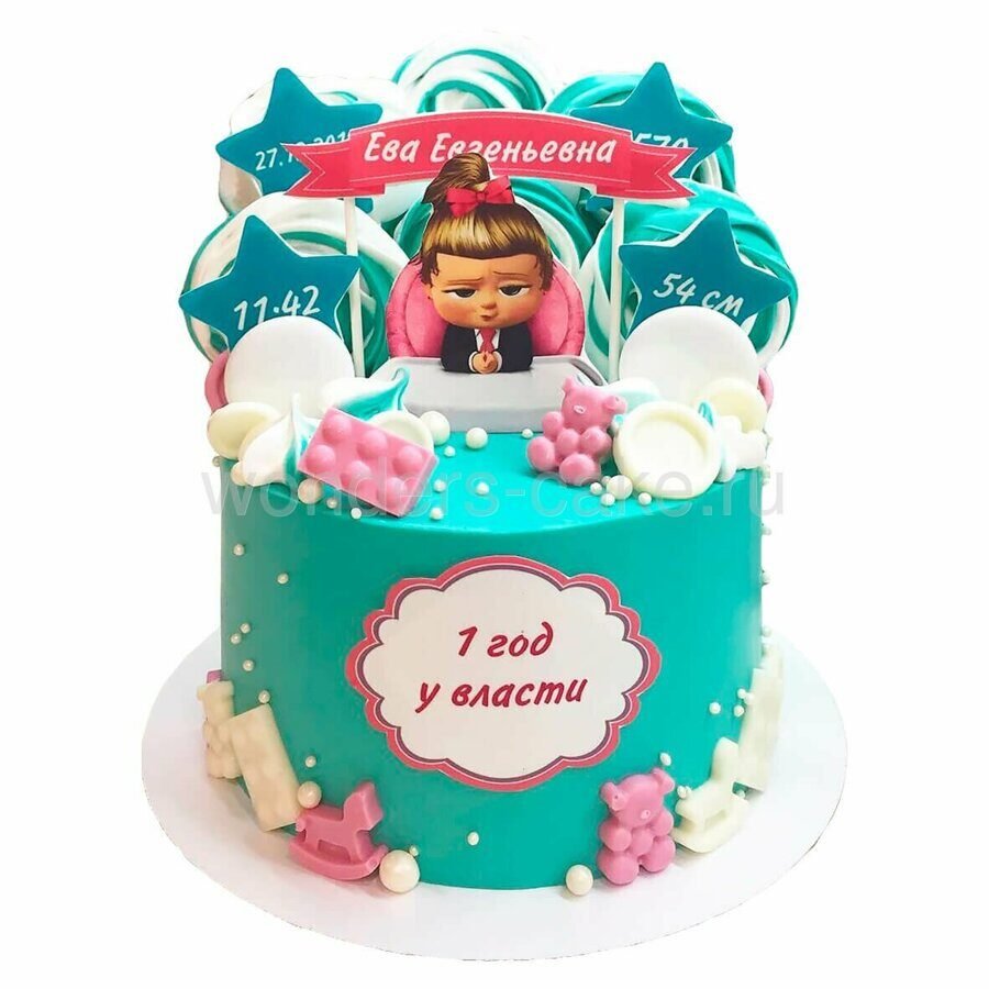 Торт на день рождения мальчику 1 год у власти