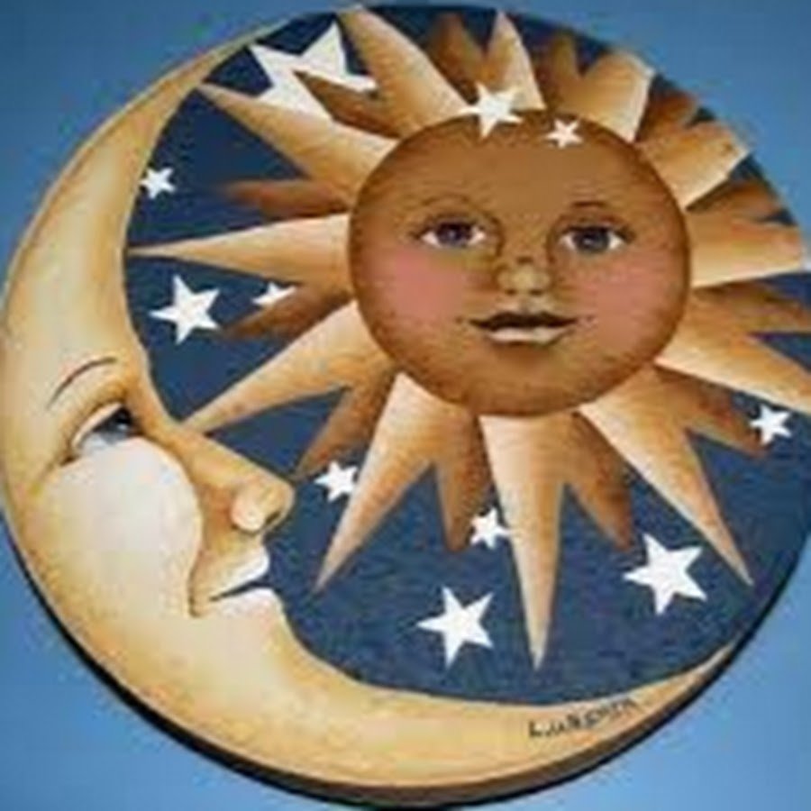 Солнце и Луна из глины
