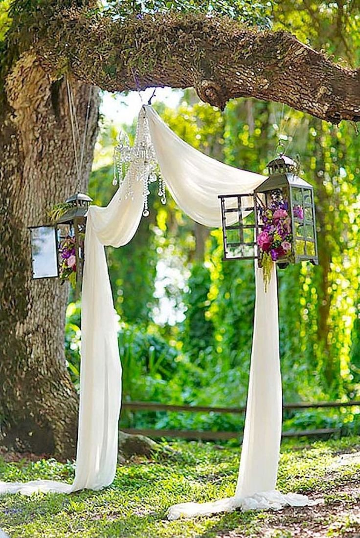 Фотозоны для свадьбы на природе
