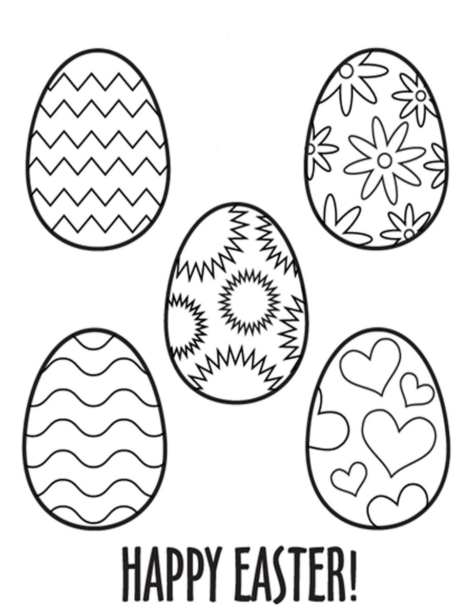 Образцы росписи пасхальных яиц для детей