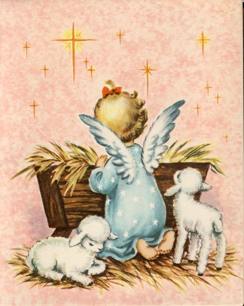 Рождественская открытка с Рождеством Христовым