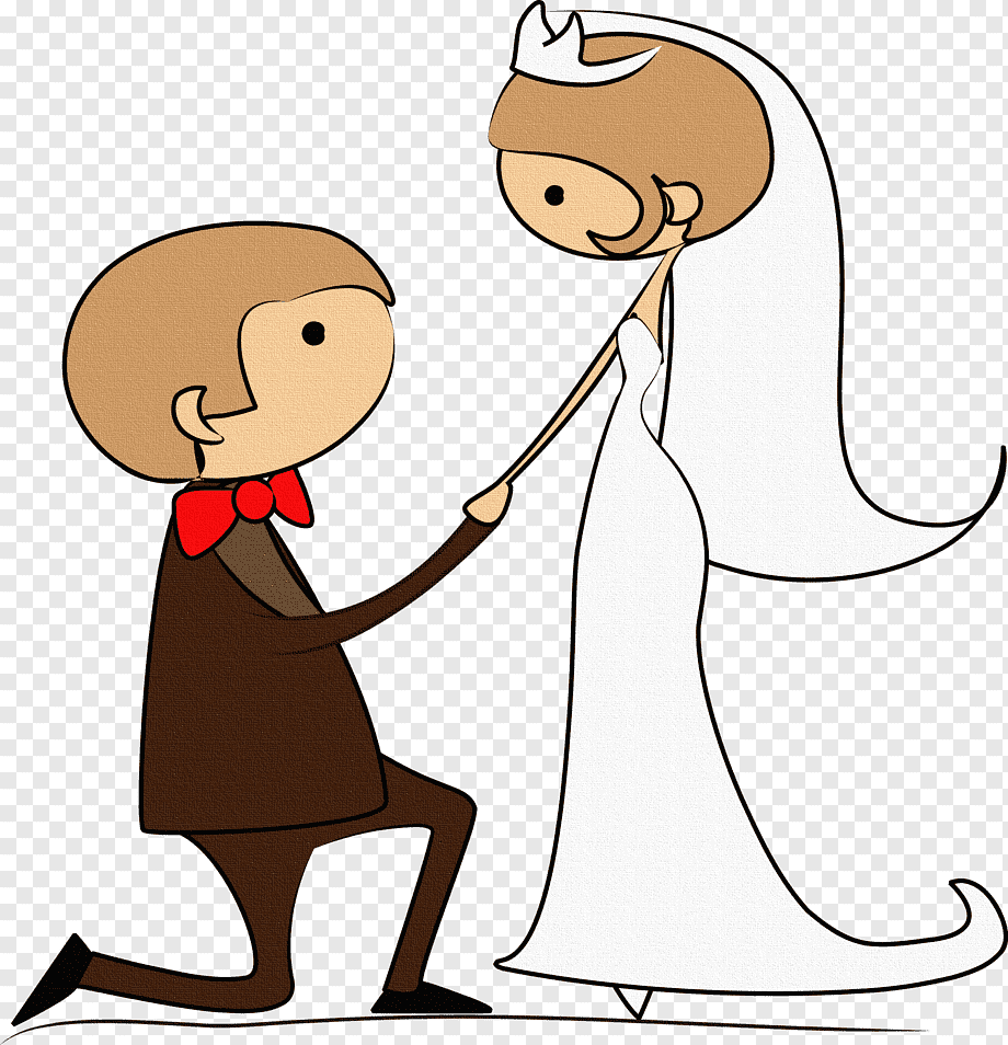 Жених и невеста мультяшные