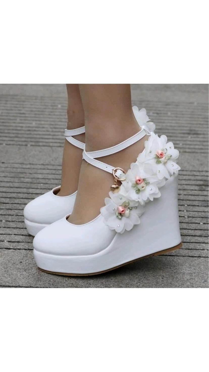 Туфли Свадебные с цветами