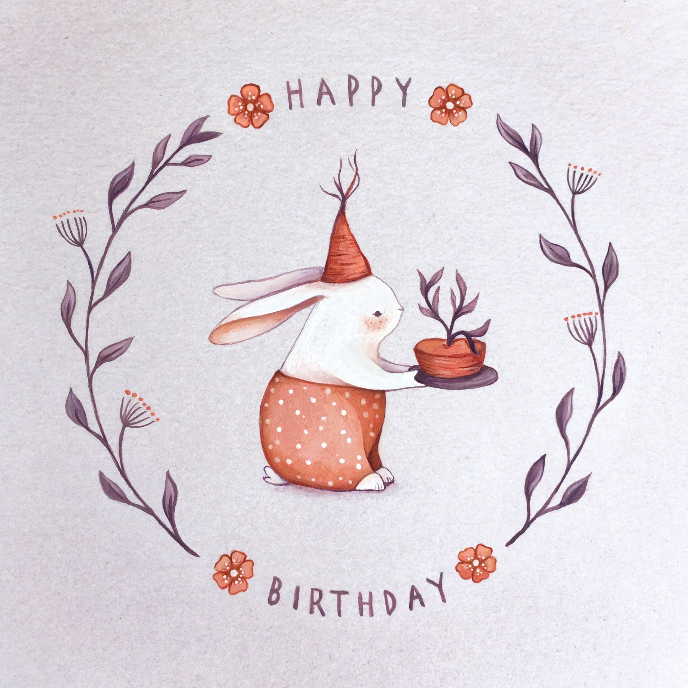 кролик день рождения