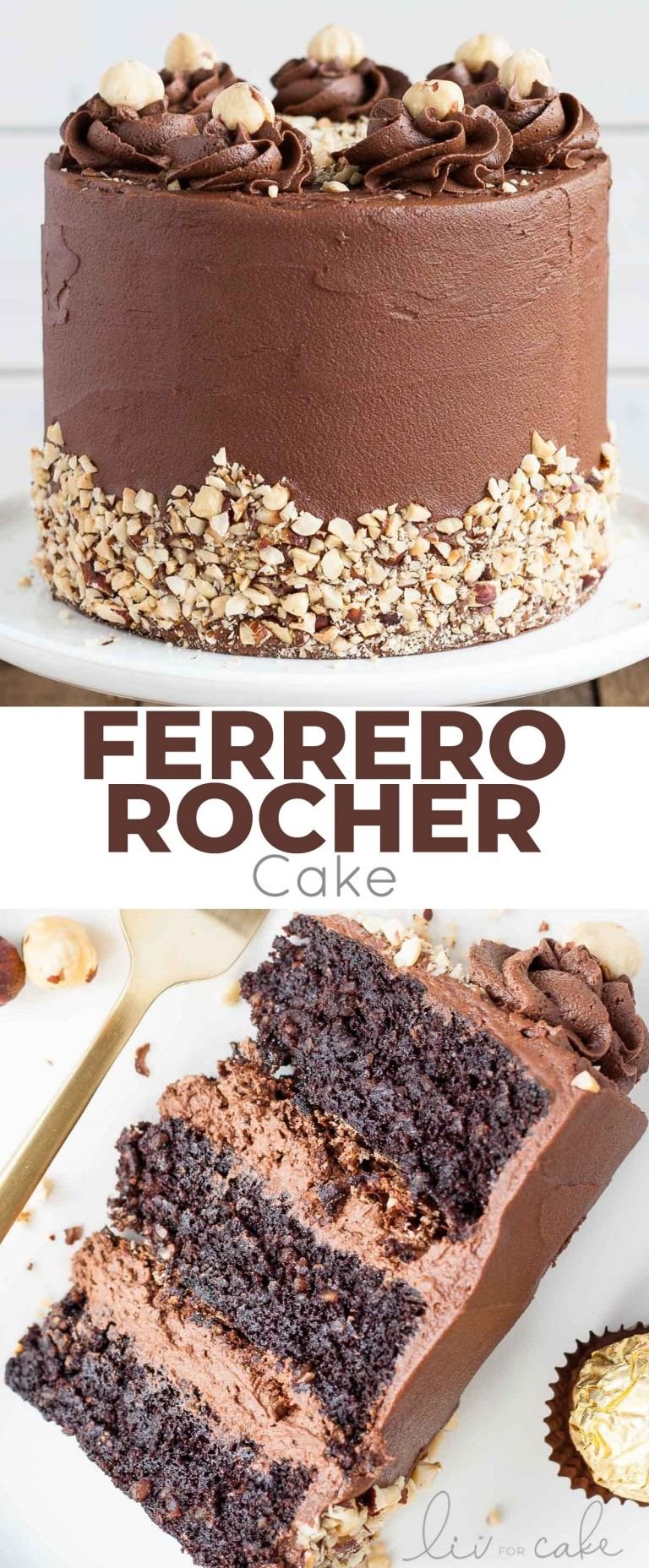 Шоколадный торт Ферреро Роше