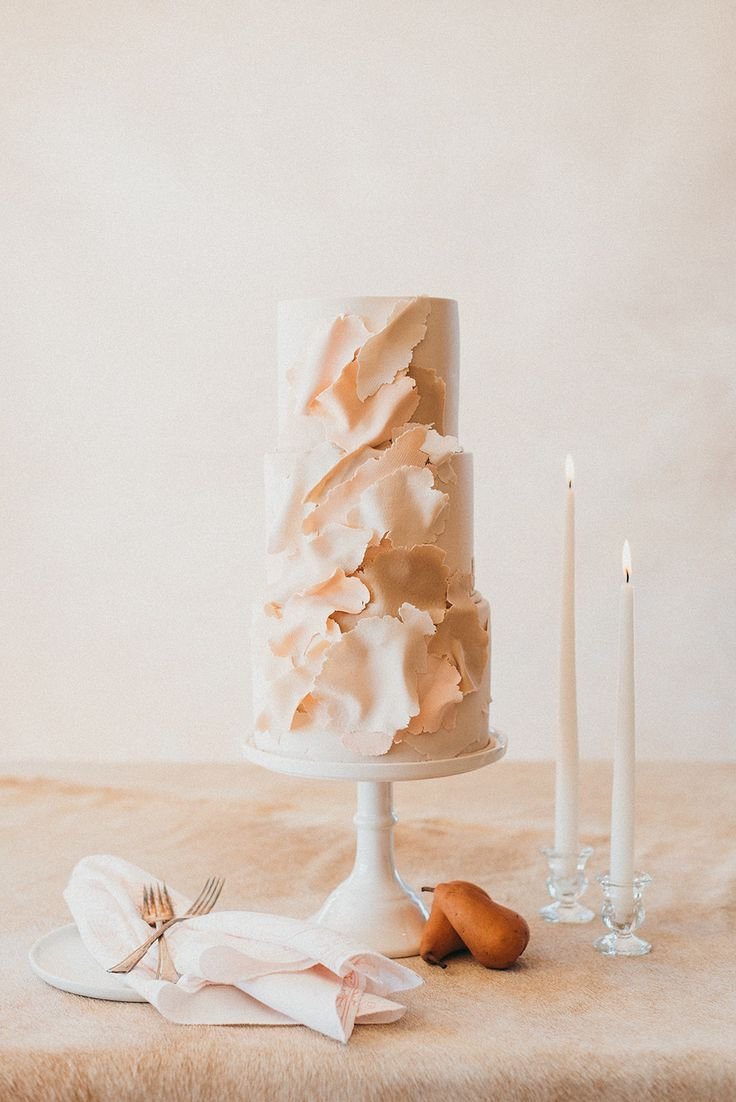 Необычные Свадебные торты кремовые