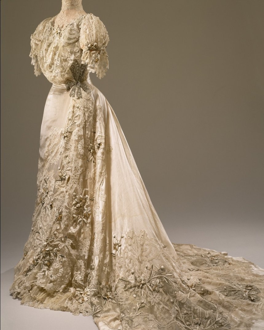 Мода Эдвардианская эпоха 1900 свадебное платье