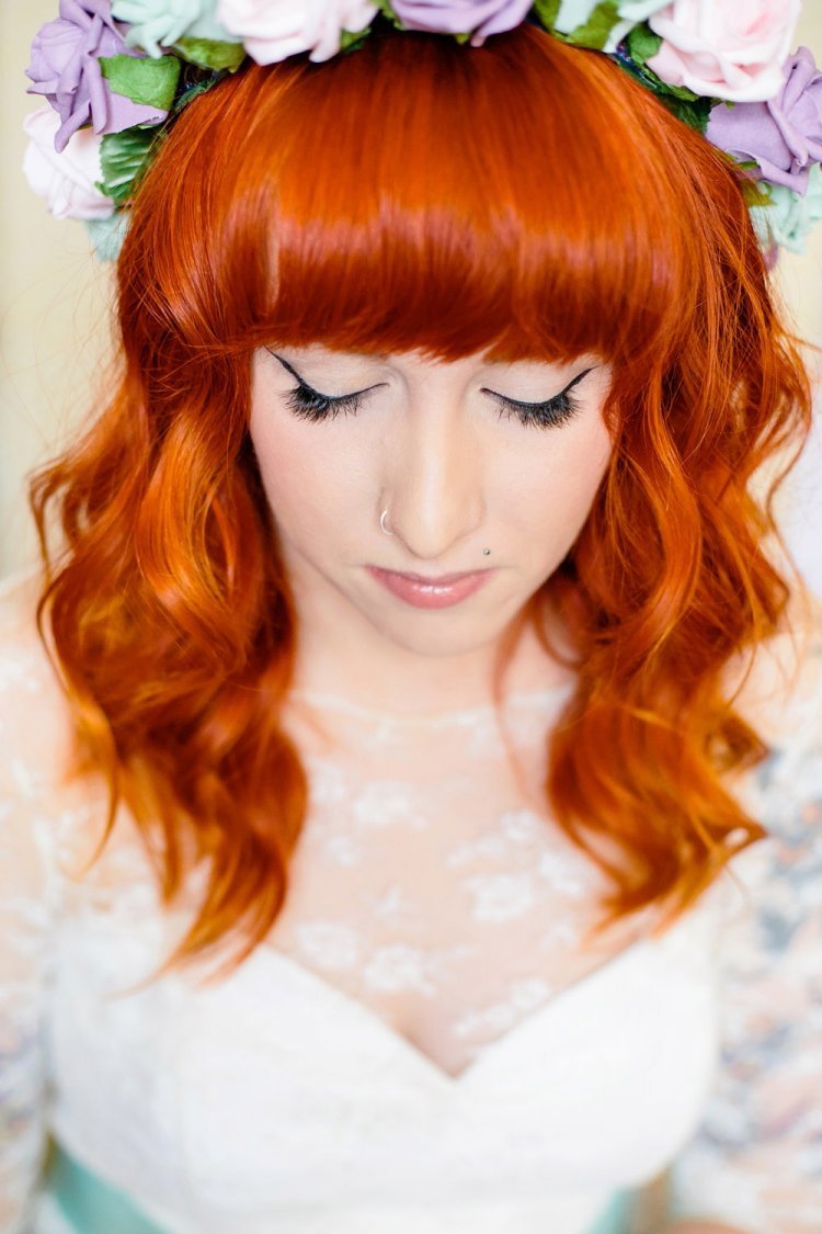 Свадебные прически на рыжие волосы