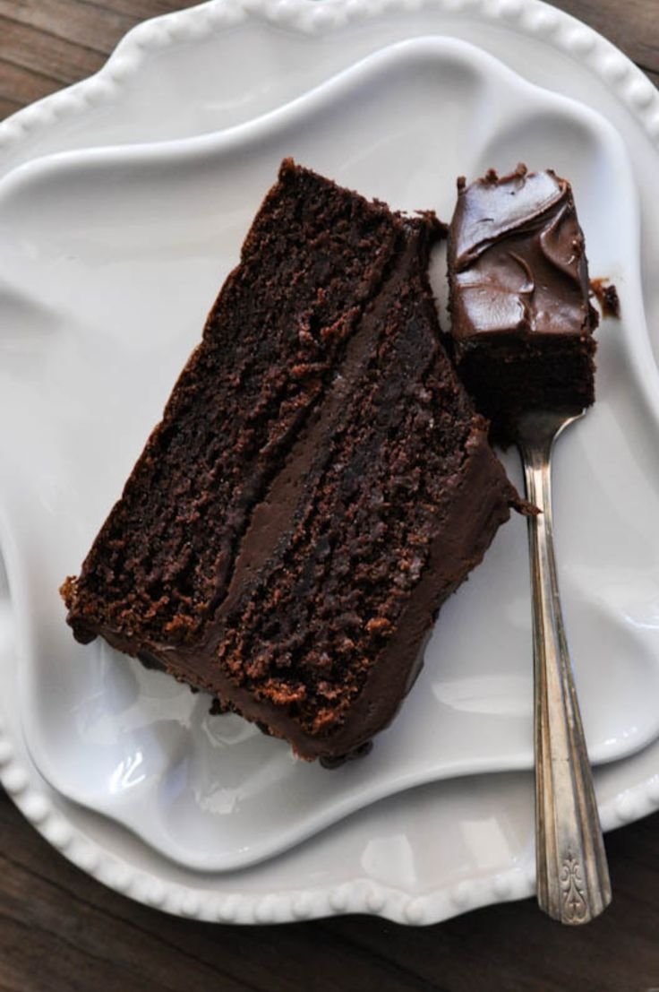 Мокрый шоколадный торт