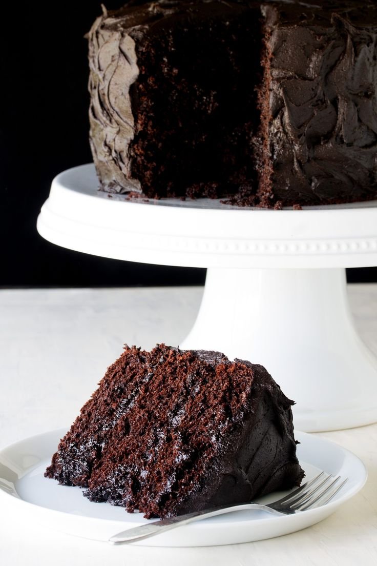 Шоколадный торт с шоколадным кремом