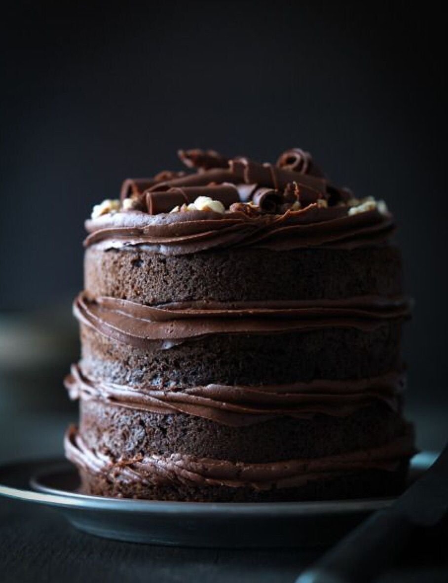 Эстетичный тортик шоколадный