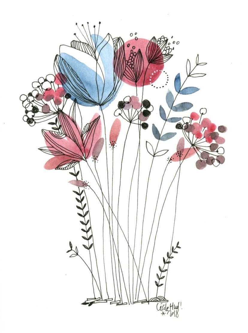 Цветы иллюстрация