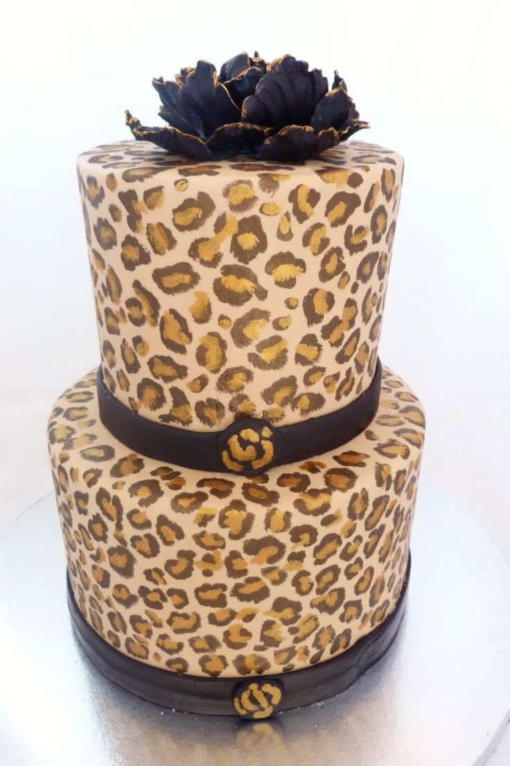 Торт печенька леопард